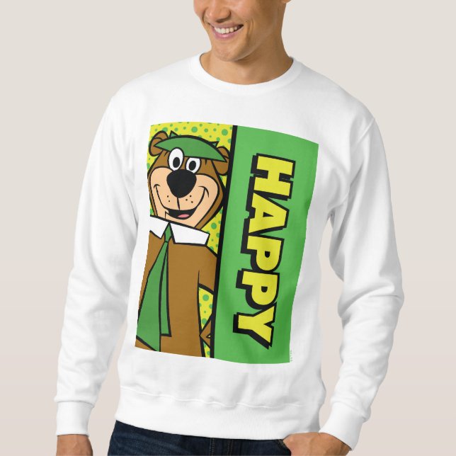 Moletom Happy Yogi Bear (Frente)