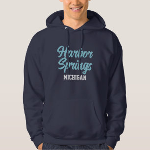 Moletom Harbor Primaveras Michigan Impressa Hoodie