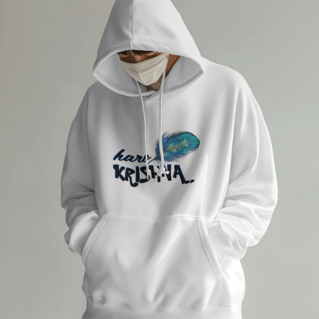 Moletom "Hare Krishna" Peacock Feather Hindu (Criador carregado)