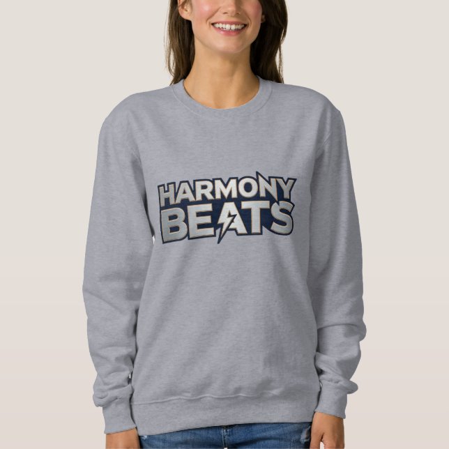 Moletom Harmony Beats – Music Vibes Text Art (Frente)