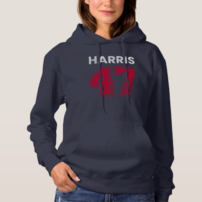 Moletom Harris 47 I - Kamala Harris Para Presidente (Frente)