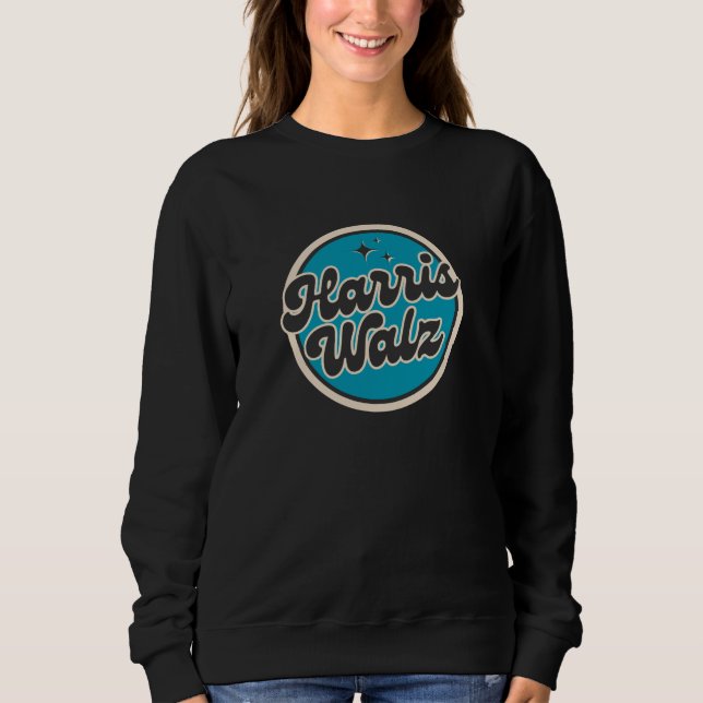 Moletom Harris Walz 2024 Sweatshirt feminina (Frente)
