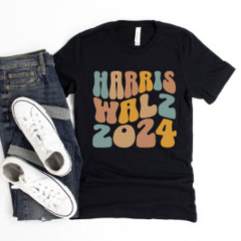 Moletom Harris Walz 2024 Trendy Wavy Boho