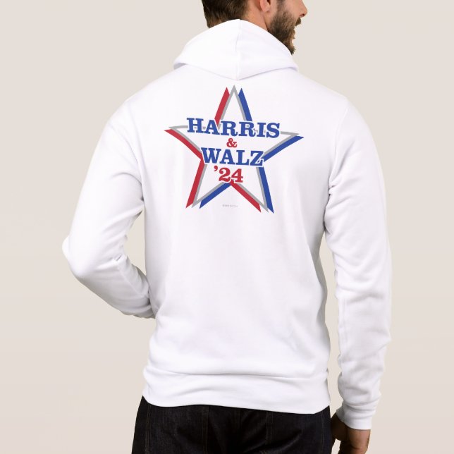 Moletom HARRIS & WALZ '24 - zip front hoodie (Verso)