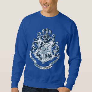 Moletom Harry Potter   Brasão de Hogwarts - Azul