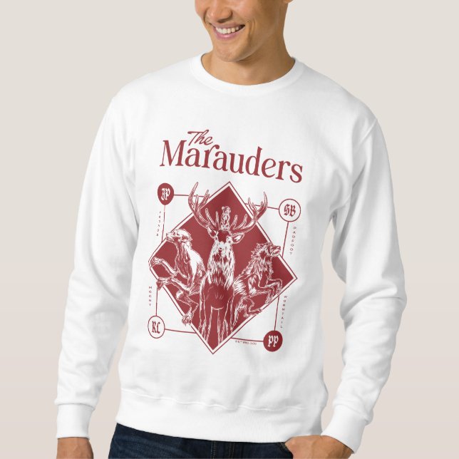Moletom HARRY POTTER™ O Gráfico Marauders Animagus (Frente)