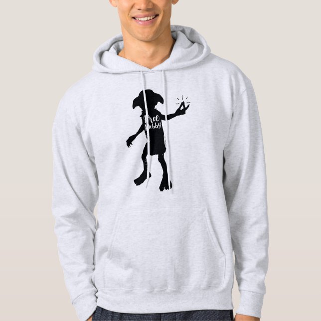 Moletom Harry Potter| Tipografia "Free Dobby" Silhouette (Frente)