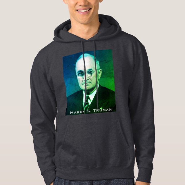 Moletom Harry S. Truman, POTUS democrático, político dos E (Frente)
