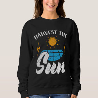 Moletom Harvest The Sun Renewable Energy Sun Solar Power S