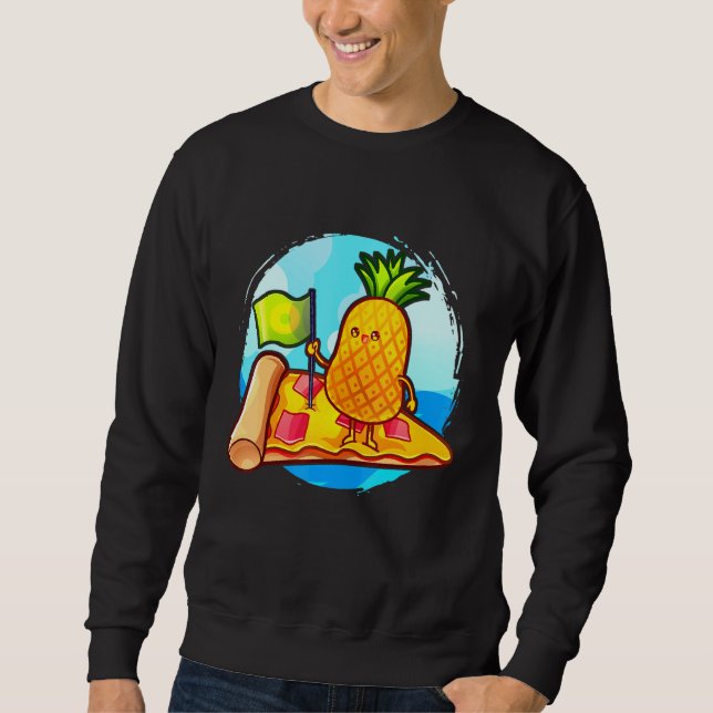Moletom Havaí Pineapple Pizza Fruta Dish Canadense Fast (Frente)