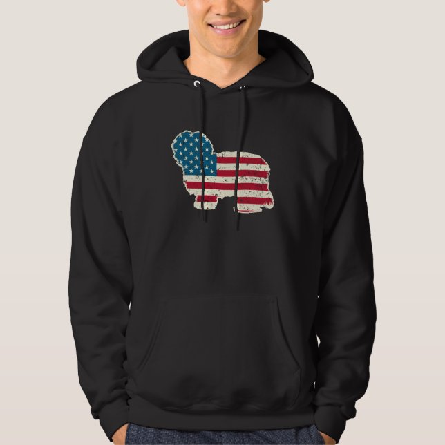 Moletom Havanese 4th of July Men Women USA American Flag D (Frente)