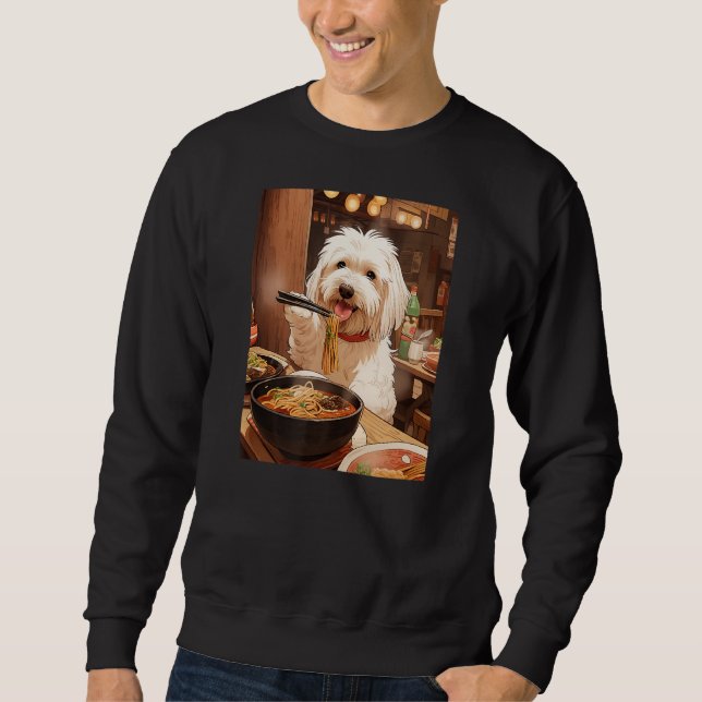 Moletom Havanese Ramen Funny Dog Comida Japonesa (Frente)