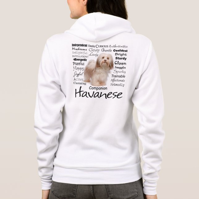 Moletom Havanese Traits Hoodie (Verso)