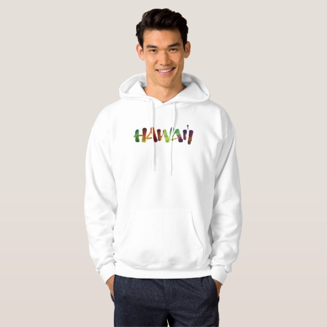Moletom Hawai'i - Letra Mão Caligrafia - Havaí (Frente Completa)
