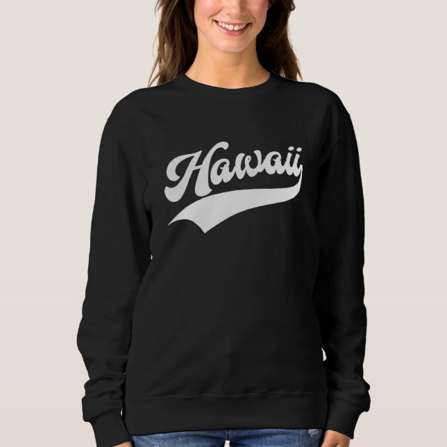Moletom Hawaii  Retro Throwback Design  Classic (Frente)