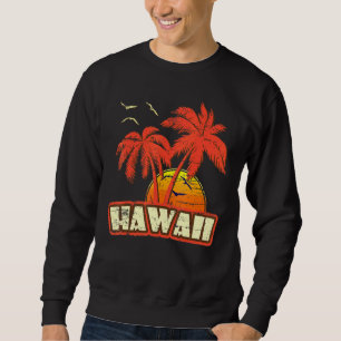 Moletom Hawaii Summer Palm Trees 80s Beach Sunset