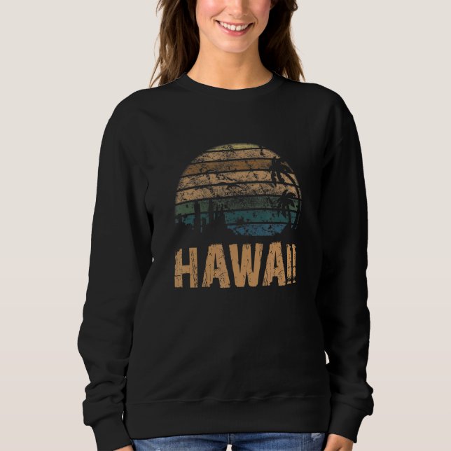 Moletom Hawaii Vintage Sunset Distressed (Frente)
