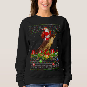 Moletom Hawk Bird Ugly Papais noeis Andando no Natal