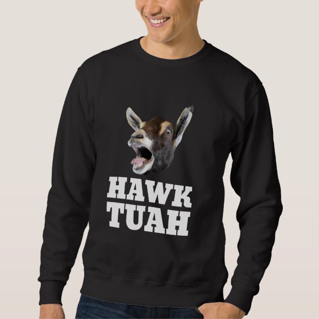 Moletom Hawk Tuah Goat Cuspiu Naquela Gente (Frente)