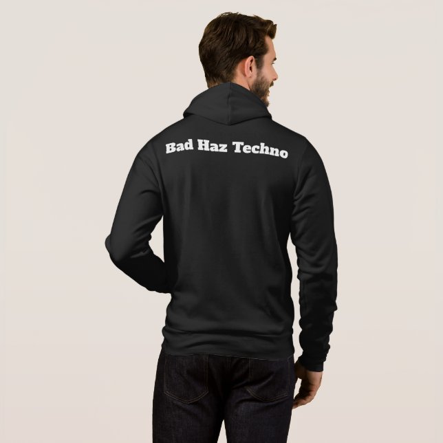 Moletom Haz Techno Mau Zip Up Hoody (Parte Traseira Completa)