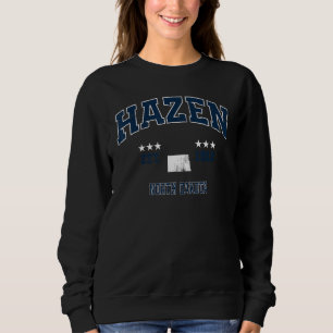 Moletom Hazen North Dakota ND Vintage Esporte para Marinho