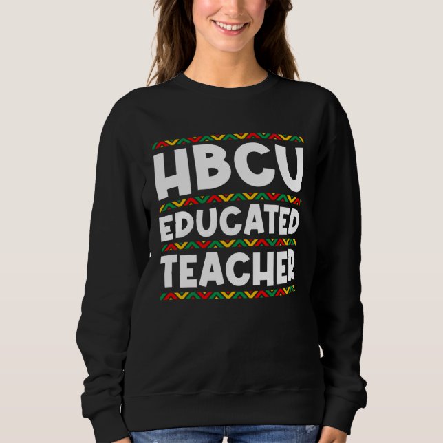 Moletom HBCU Apparel Historical Black College HBCU Educate (Frente)