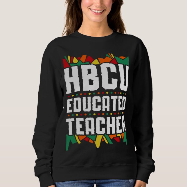 Moletom HBCU Apparel Historical Black College HBCU Educate (Frente)