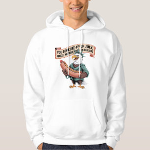Moletom Heagle Statue Hot Dog 4 de julho Humor
