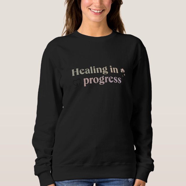 Moletom Healing in Progress – Black Women’s Tee (Frente)