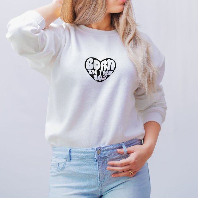 Moletom Heart 90's Vintage Quote Sweater (Criador carregado)