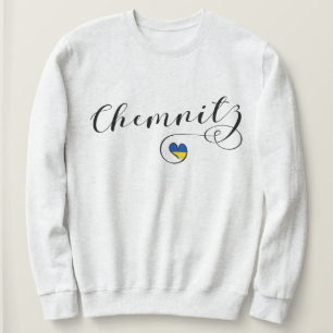 Moletom Heart Chemnitz, I Love Chemnitz, Alemanha