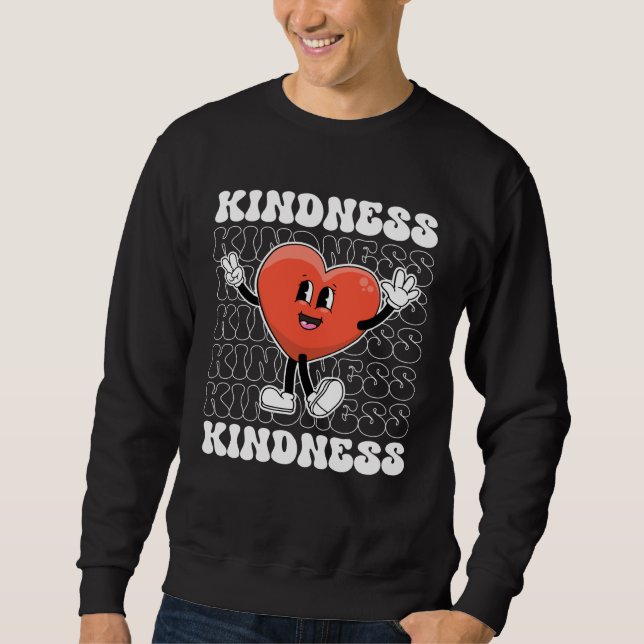 Moletom Heart Kindness Squad Be Kind Teacher Unity Day Ant (Frente)