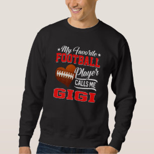 Moletom Heart My Favorite Football Player Me Chame Gigi