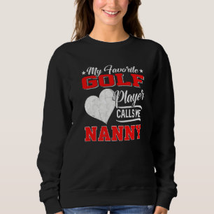 Moletom Heart My Favorite Golf Player Me Chama de babá