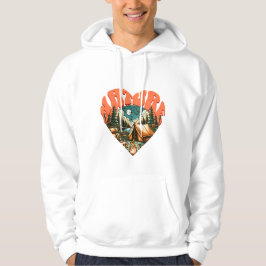 Moletom "Heart of Nature" Hoodie: A love of camping and tr