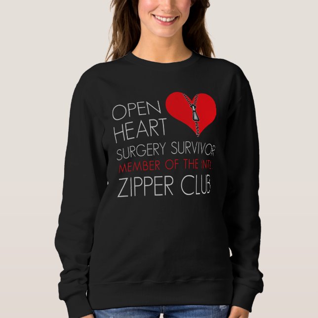 Moletom Heart Surgery Zipper Club Member (Frente)