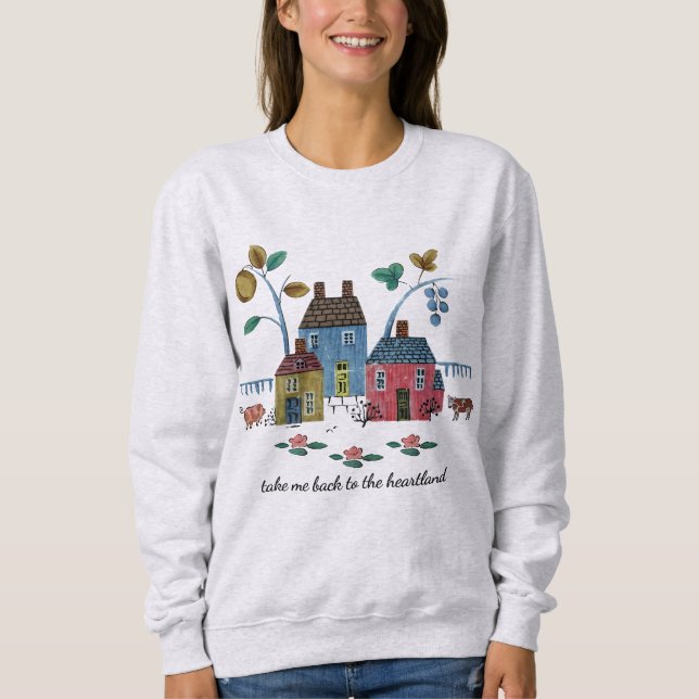 Moletom Heartland Cozy Americana Vintage Country Style (Frente)