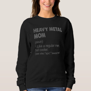 Moletom Heavy Metal Mãe Definição Heavy Metal Mãe Para W