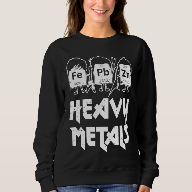 Moletom Heavy Metals Chemical Heavy Metals Music Geek (Frente)