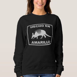 Moletom Hecho en Amarillo Texas Armadillo Southern State T