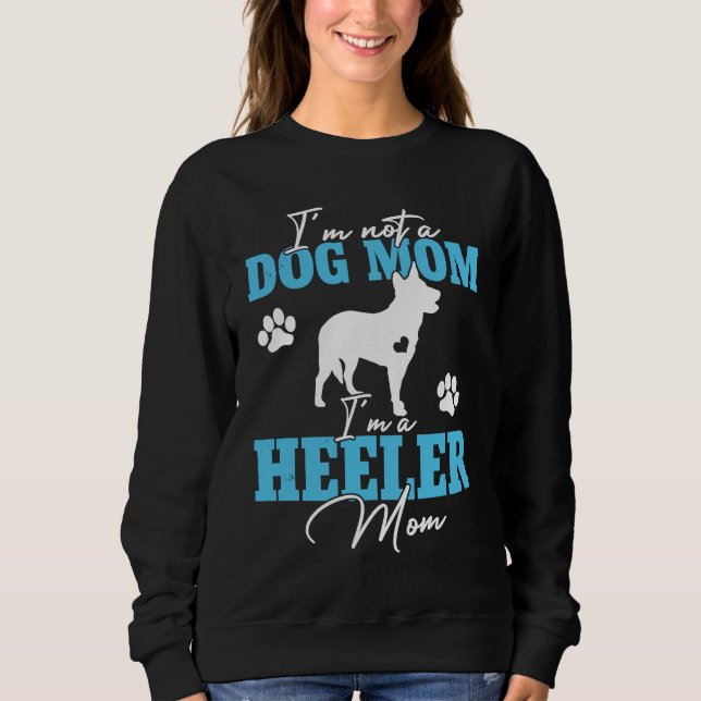 Moletom Heeler Mom Dog   For Women Heeler Dog Mother's Day (Frente)