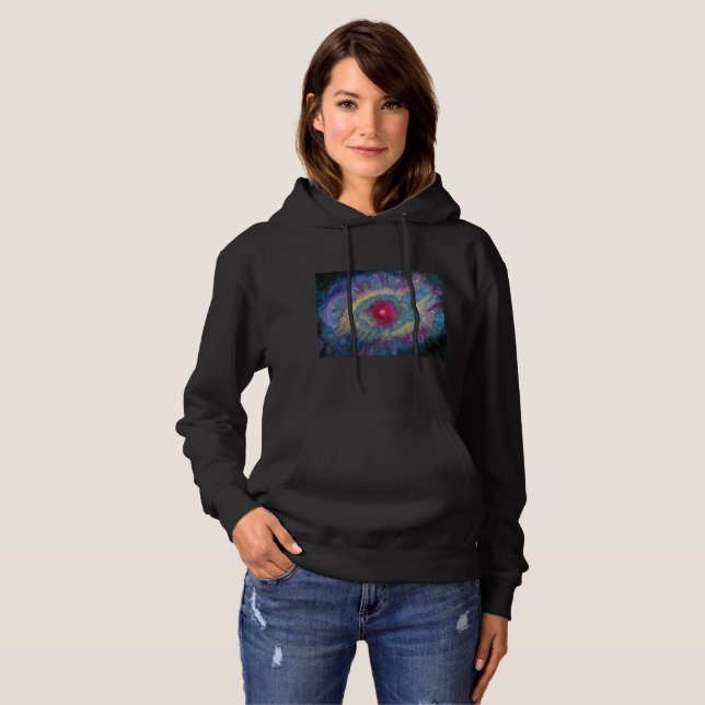 Moletom Helix Nebula Hoodie Espacial Exterior (Frente Completa)