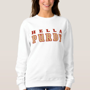 Moletom Hella Purdy White Crewneck Sweet