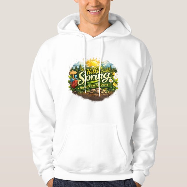 Moletom Hello Spring Adventure Logo (Frente)