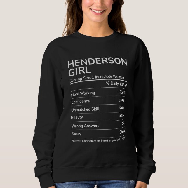 Moletom Henderson Girl Funny Nevada Homepage (Frente)