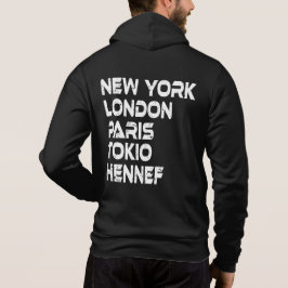 Moletom Hennef New York London Tokio Paris Hoodie