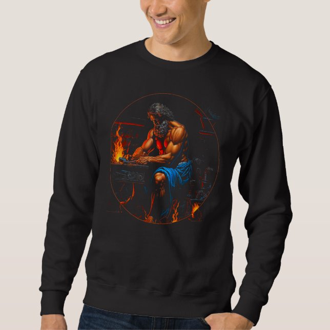 Moletom Hephaestus Greek Mythology God of Fire (Frente)