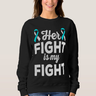 Moletom Her Fight is My Fight Dysautonomia Awareness Ribbo
