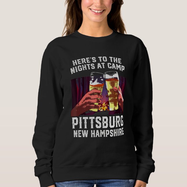 Moletom Heres Às Noites No Acampamento Pittsburgh (Frente)