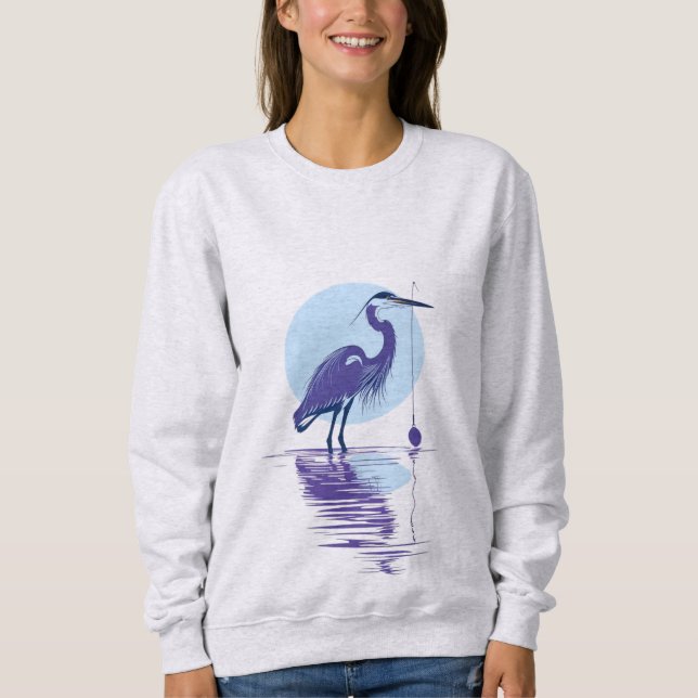 Moletom Heron by Moonlight – Women’s Sweatshirt (Frente)